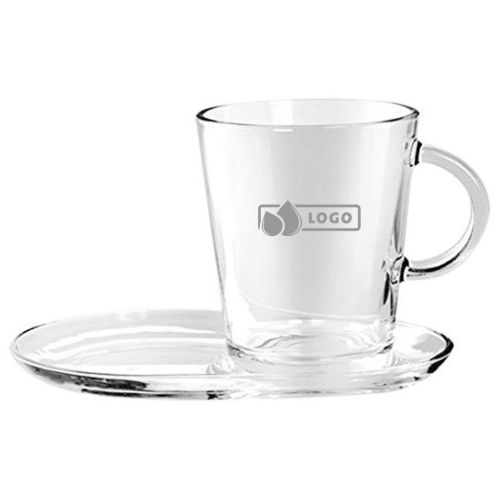 Dieses transparente Tribeca Tea 40 cl. SET kann graviert werden